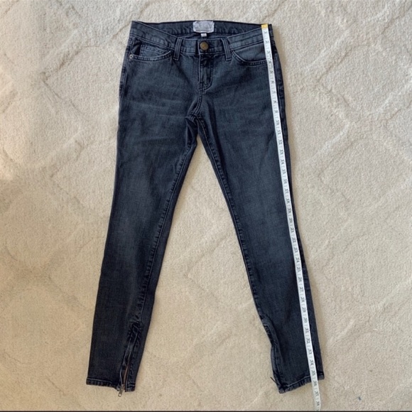 Current/Elliott Spade Ankle in Black Night Faded Black Jeans - Picture 6 of 15